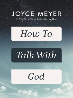 cover image of How to Talk with God